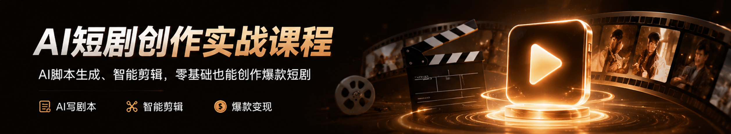AI短剧创作精品课程